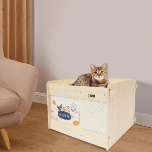 Wooden Cat House