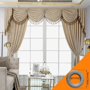 2pcs European curtain